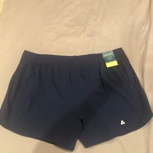 Women’s Navy size 2x workout shorts